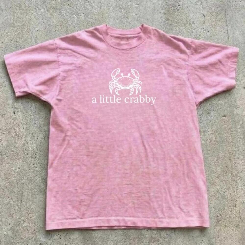 A Little Crabby Cotton T-Shirt